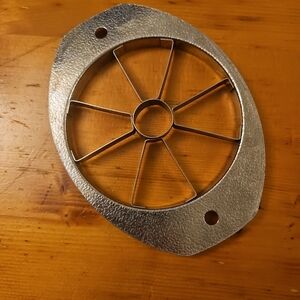 Vintage EKCO Hammered Apple Pear Fruit Corer Slicer Kitchen Tool Textured Metal